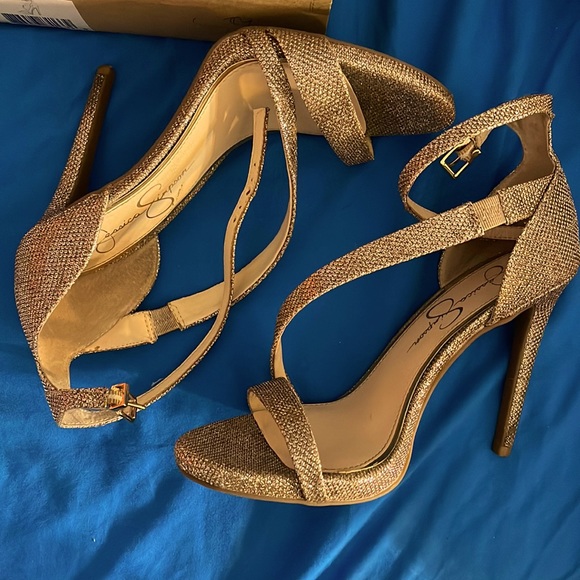 JS-Rayli. Sandaled open toe heels - Picture 1 of 3